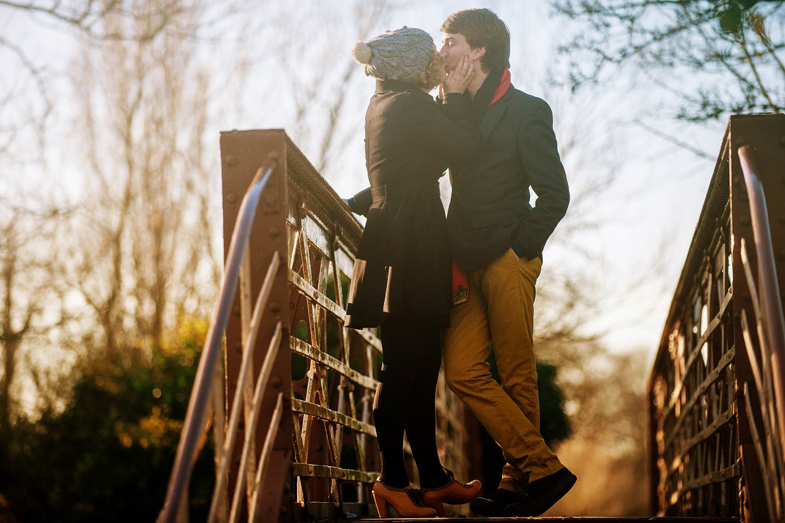 Engagement portrait session in Cambridge