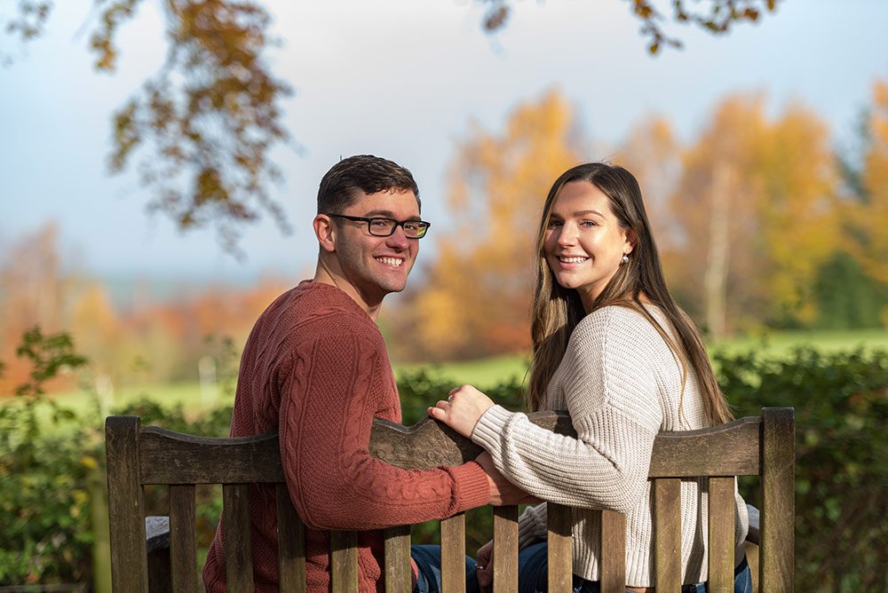 Couple photography at a Cambridge landmark location