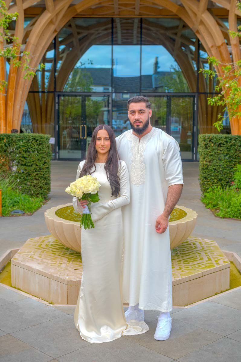 Cambridge nikah portrait photography — calm, flattering portrait style