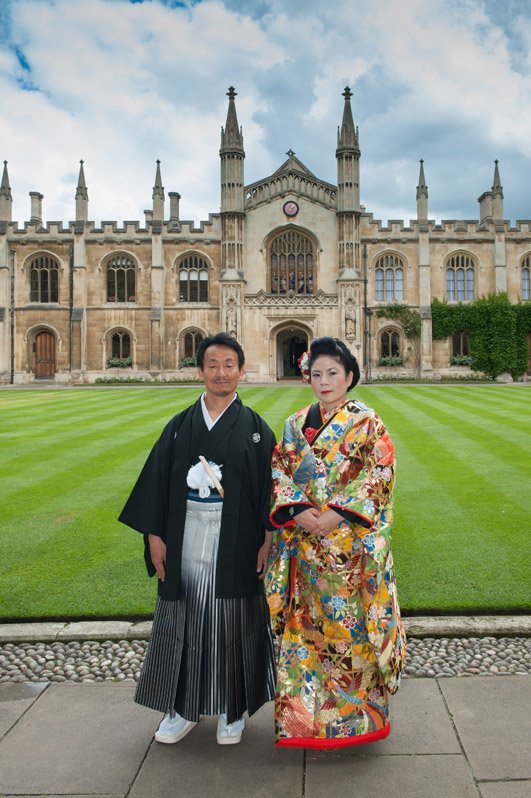 Wedding portrait captured in Cambridgeshire with natural colour