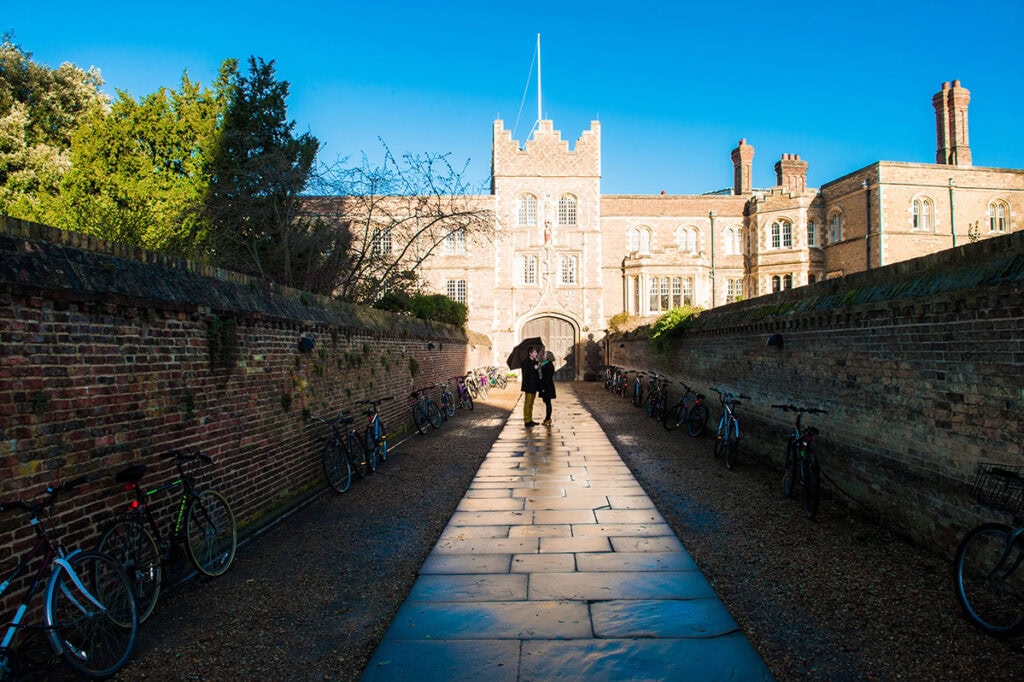 engagement portraits jesus college 1