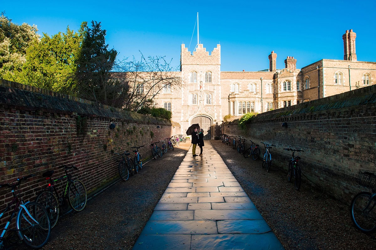 engagement portraits jesus college 1