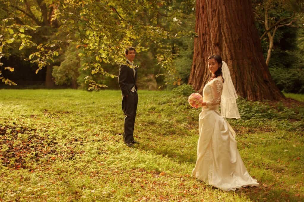 Madingley Hall wedding photography — ivy-clad Elizabethan manor