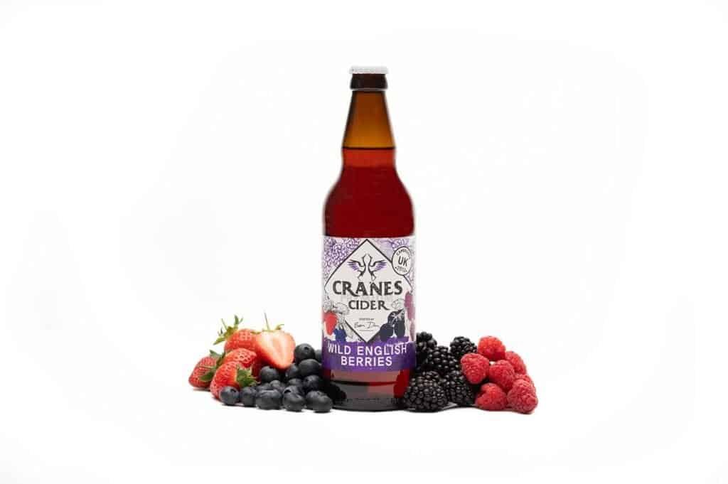 Cranes cider wild english berries