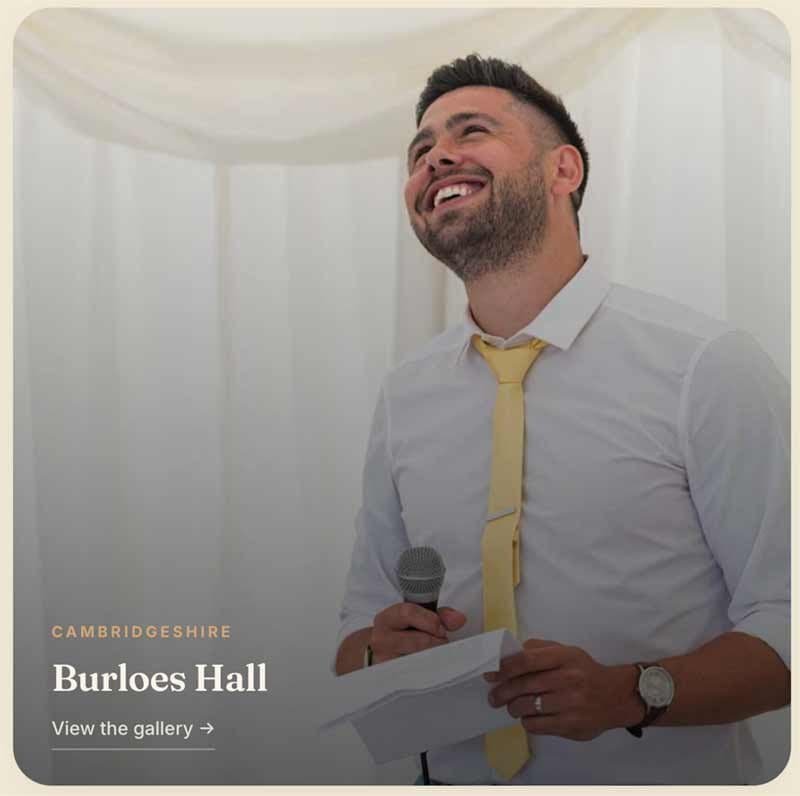 Burloes hall wedding
